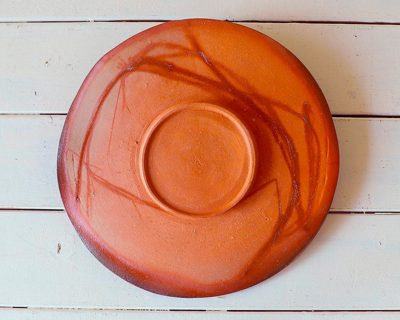 『2025 Christmas SALE』511-CSP-08 【Christmas gift set featuring a Bizen ware Gendo-rokkaku Mugcup and Saucer / Gendo hexagonal Mugcup and Saucer and a Rim Plate】