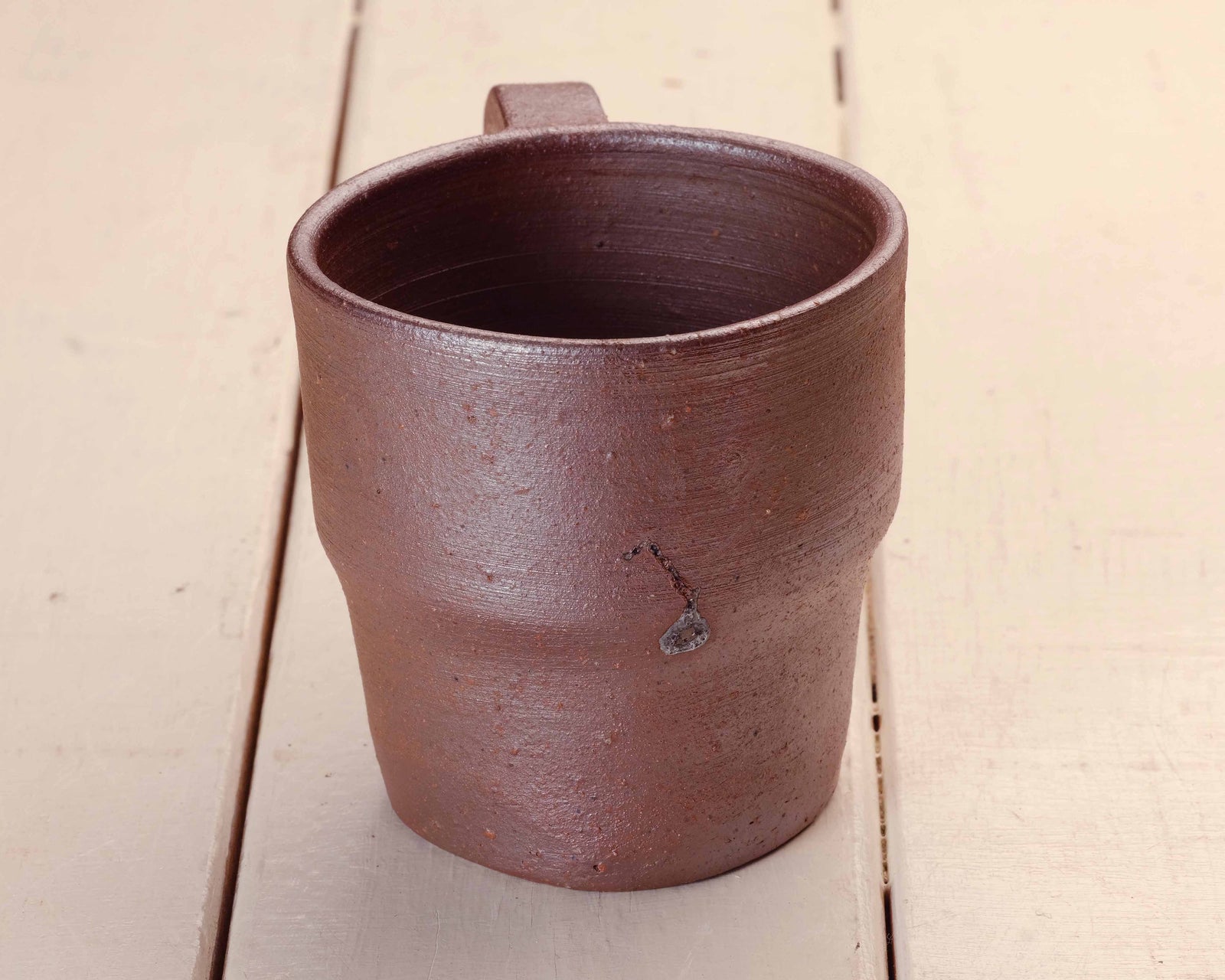 備前焼陶芸家「森 大雅（もり たいが）」作 備前焼『マグカップ