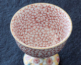 Kyoto Kiyomizu-Yaki Pottery Artist "丹影 / Ni-Ei" made "Sake cup / cherry blossoms patterns" JAC-KNI-406-03