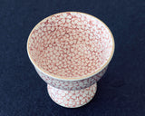 Kyoto Kiyomizu-Yaki Pottery Artist "丹影 / Ni-Ei" made "Sake cup / cherry blossoms patterns" JAC-KNI-406-04