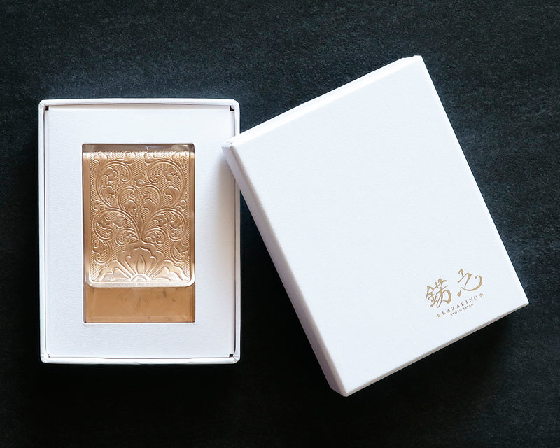 610-JKT-KZR-01 錺金具 錺之-KAZARINO- 「Money Clip 唐草」 JAC-KZR