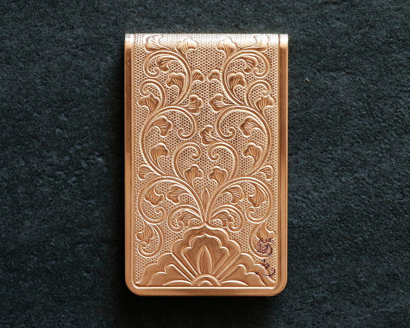 610-JKT-KZR-01 錺金具 錺之-KAZARINO- 「Money Clip 唐草」 JAC-KZR