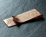 610-JKT-KZR-04 錺金具 錺之-KAZARINO- 「Money Clip Slim 唐草」 JAC-KZR-608-04