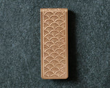 610-JKT-KZR-05 錺金具 錺之-KAZARINO- 「Money Clip Slim 青海波」 JAC-KZR-608-05