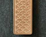 610-JKT-KZR-05 錺金具 錺之-KAZARINO- 「Money Clip Slim 青海波」 JAC-KZR-608-05