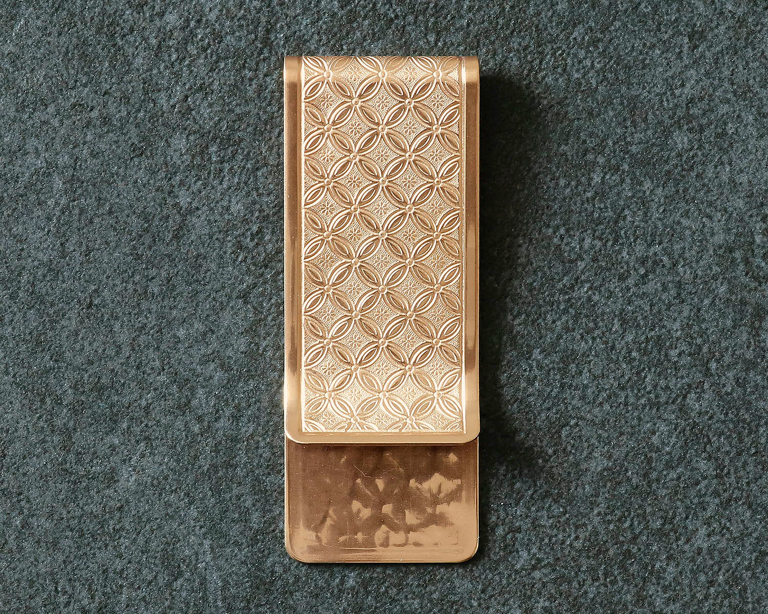 610-JKT-KZR-06 錺金具 錺之-KAZARINO- 「Money Clip Slim 七宝」 JAC