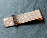 610-JKT-KZR-06 錺金具 錺之-KAZARINO- 「Money Clip Slim 七宝」 JAC-KZR-608-06