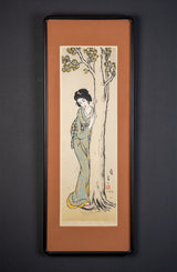 LGAC-603-02 木版画 竹久夢二 「春」JAC-NA-601-LGP-04