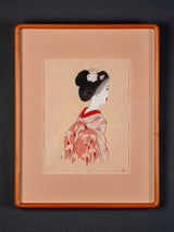 Woodblock Print “Maiko (Apprentice Geisha)” by Takehisa Yumeji JAC-NA-601-LGP-06