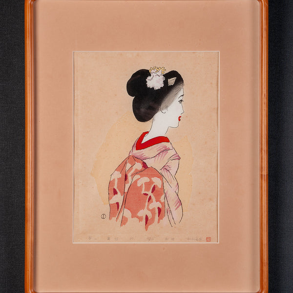 木版画 竹久夢二 「舞妓」JAC-NA-601-LGP-06 – kurokigoishiten