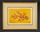 Lithograph “Red Plum Blossoms” by Matazo Kayama JAC-NA-601-LGP-09