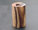 Traditional craftsman Mr.takashi NISHIKAWA made Kurokaki[black persimmon] Tea caddy JAC-NSK-508-KKTC-03