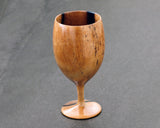 Traditional craftsman Mr.takashi NISHIKAWA made Kurokaki[black persimmon] Wine glass JAC-NSK-508-KKWG-02