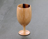 Traditional craftsman Mr.takashi NISHIKAWA made Kurokaki[black persimmon] Wine glass JAC-NSK-508-KKWG-03