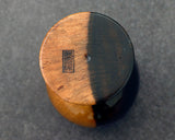 Traditional craftsman Mr.takashi NISHIKAWA made Kurokaki[black persimmon] Wine glass JAC-NSK-508-KKWG-06