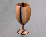 Traditional craftsman Mr.takashi NISHIKAWA made Kurokaki[black persimmon] Wine glass JAC-NSK-508-KKWG-07