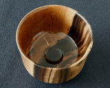 Traditional craftsman Mr.takashi NISHIKAWA made Kurokaki[black persimmon] Japanese matcha tea bowl (Matcha wan) JAC-NSK-602-KKMW-01