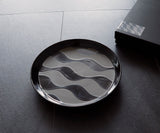 『Clearance Sale』 503-CS-36 Kyoto Kiyomizu-Yaki Potter "陶仙窯 / To-sen-gama" made [SUSU] Series Rim Plate