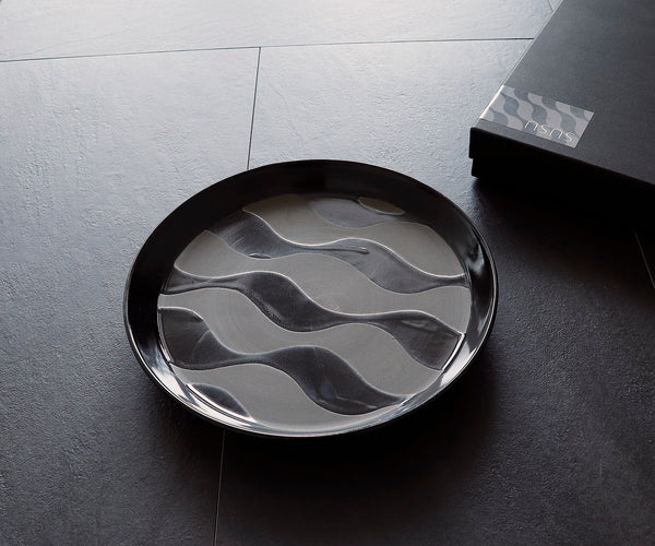 Kyoto Kiyomizu-Yaki Potter "陶仙窯 / To-sen-gama" made [SUSU] Series Rim Plate JAC-OKY-407-03