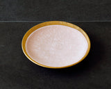 Kyoto Kiyomizu-Yaki Potter "陶仙窯 / To-sen-gama" made Gold glazing rimmed Dish / Pink JAC-OKY-407-08