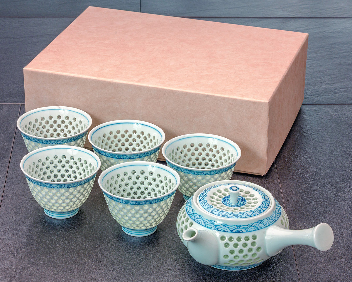 舟心窯】【ロックグラス】【水晶青海波】【中古品】 楽天市場