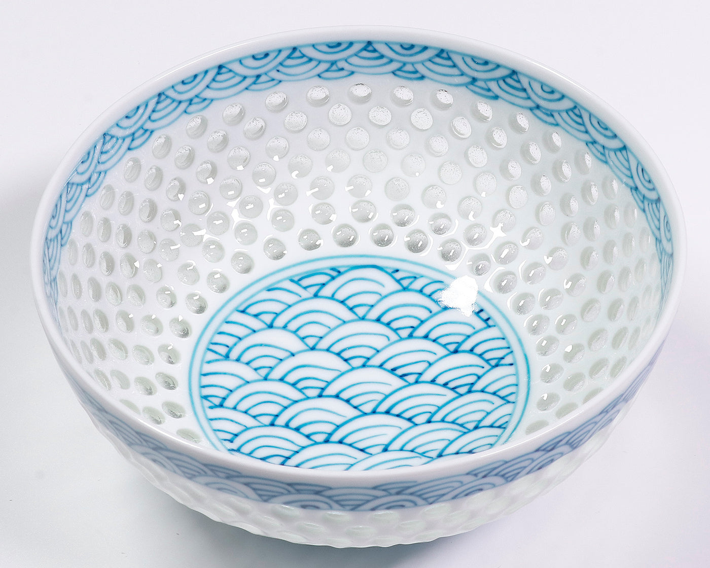 丹心窯 「水晶青海波（せいがいは）お茶碗2客セット」 JAC-TSG-503-08