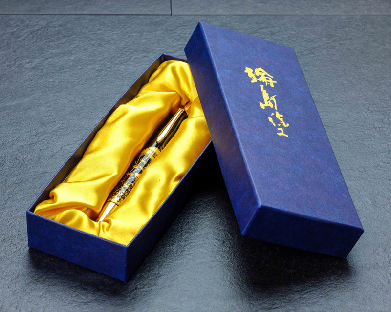 Wajima Lacquerware Ballpoint Pen Black JAC-WOF-510-02