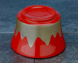Wajima Lacquerware Mount-Fuji Makie Sake Cup (Red Silver) JAC-WOF-510-05