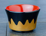 Wajima Lacquerware Mount-Fuji Makie Sake Cup (Black Gold) JAC-WOF-510-06