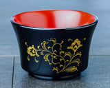 Wajima Lacquerware Housouge Sake Cup Black JAC-WOF-510-07