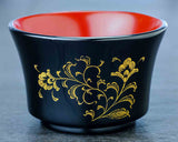 Wajima Lacquerware Housouge Sake Cup Black JAC-WOF-510-07