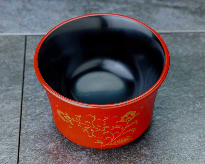 Wajima Lacquerware Housouge Sake Cup Red JAC-WOF-510-08