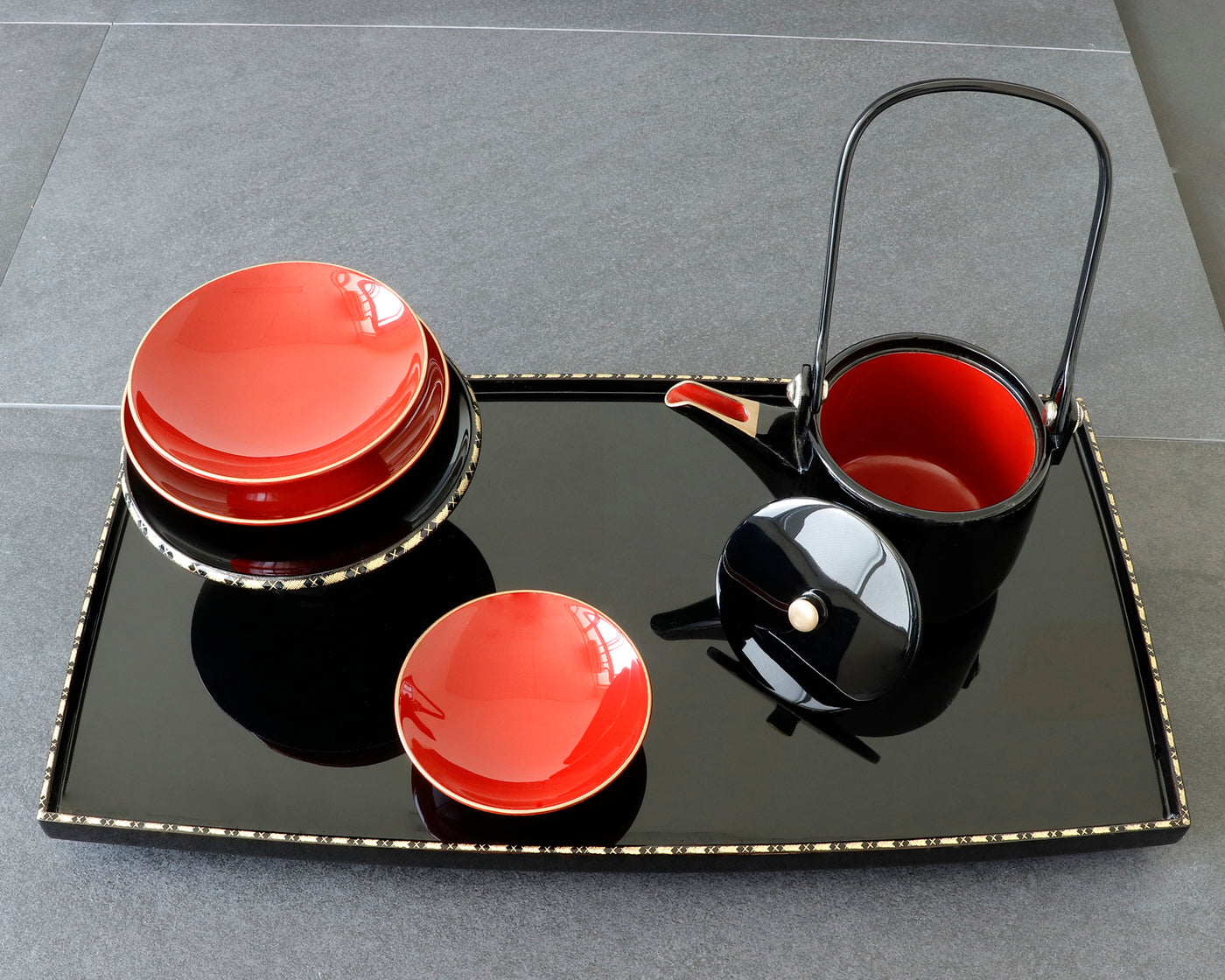 Wajima Lacquerware Traditional Japanese Toso serving set JAC-WOF