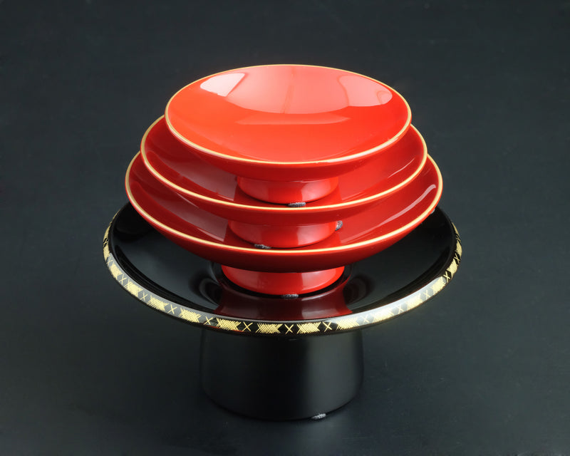 Wajima Lacquerware Traditional Japanese Toso serving set JAC-WOF-510-14