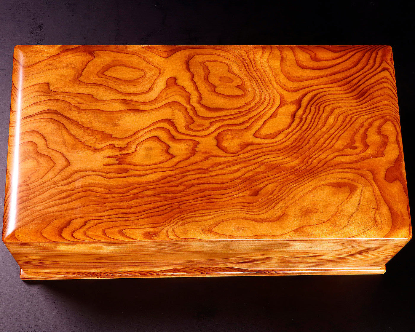 屋久杉 碁笥箱（Lサイズ）小杢入り JAC-YBK-508-GKB-03 – kurokigoishiten