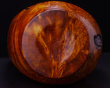 602-BK-TB02 Wood craftsman Mr. Kawashita made Yakusugi Oval Decorative Vase with Abura-Kobu (Oil Burl) JAC-YBK-602-KZ-02