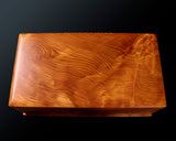 屋久杉 碁笥箱（Lサイズ） 杢入り JAC-YBK-603-GKB-04