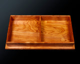 屋久杉 碁笥箱（Lサイズ） 杢入り JAC-YBK-603-GKB-05