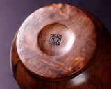 川下幸徳氏製作 屋久杉 杢入り飾り壺 JAC-YBK-603-NZ-01
