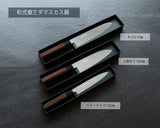 JAC-YCW606-02 山脇刃物製作所 堺包丁「郷右馬允義弘」和式銀三ダマスカス鋼 牛刀210㎜ 紫檀八角柄 JAC-YCW606-WGS-GT01