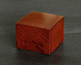 Mr.Seiji Matsuura made Keyaki [Zelkova] Shogi pieces Box Fuki-urushi lacquer finish KMB-KYFK-510-001