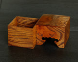 Mr.Seiji Matsuura made Keyaki [Zelkova] Shogi pieces Box Fuki-urushi lacquer finish KMB-KYFK-510-002