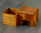 605-SPF-SPB14 Mr.Seiji Matsuura made Shima Kuwa [Island mulberry] Shogi pieces Box Fuki-urushi lacquer finish KMB-SKFK-604-001