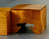 605-SPF-SPB14 Mr.Seiji Matsuura made Shima Kuwa [Island mulberry] Shogi pieces Box Fuki-urushi lacquer finish KMB-SKFK-604-001