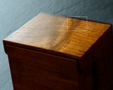 605-SPF-SPB14 Mr.Seiji Matsuura made Shima Kuwa [Island mulberry] Shogi pieces Box Fuki-urushi lacquer finish KMB-SKFK-604-001