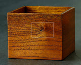 605-SPF-SPB14 Mr.Seiji Matsuura made Shima Kuwa [Island mulberry] Shogi pieces Box Fuki-urushi lacquer finish KMB-SKFK-604-001