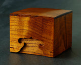 605-SPF-SPB14 Mr.Seiji Matsuura made Shima Kuwa [Island mulberry] Shogi pieces Box Fuki-urushi lacquer finish KMB-SKFK-604-001