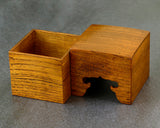 605-SPF-SPB15 Mr.Seiji Matsuura made Shima Kuwa [Island mulberry] Shogi pieces Box Fuki-urushi lacquer finish KMB-SKFK-604-002