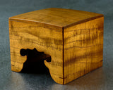 605-SPF-SPB16 Mr.Seiji Matsuura made Shima Kuwa [Island mulberry] Shogi pieces Box with figured wood grain Fuki-urushi lacquer finish KMB-SKFK-604-003