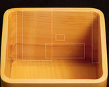 605-SPF-SPB01 Hyuga kaya wood made Shogi pieces Box KMBS-HKTK-604-001